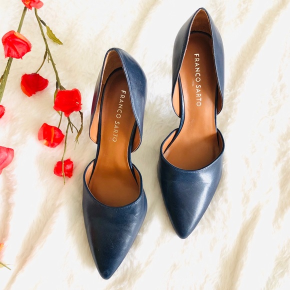 Franco Sarto Shoes - HP **Franco Sarto | Leather navy shoes